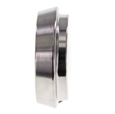 Tapa final 28mm Boquilla cónica DN 15 Acero inoxidable DIN 11851