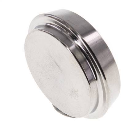 Tapa final 28mm Boquilla cónica DN 15 Acero inoxidable DIN 11851