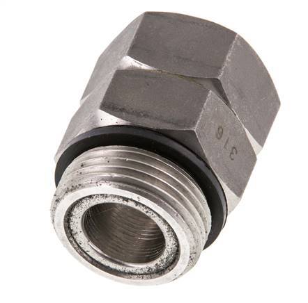 Junta Rotativa G1'' Hembra x Macho Agua Caliente Acero Inoxidable FKM 30bar (421.5psi)