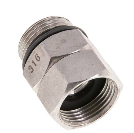 Junta Rotativa G3/4'' Hembra x Macho Agua Caliente Acero Inoxidable FKM 30bar (421.5psi)