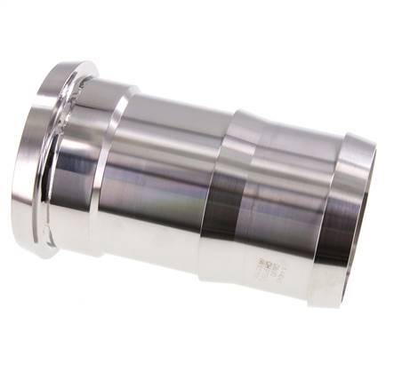 Accesorio sanitario (lácteo) Cono de 100 mm x 80 mm Pilar de manguera Acero inoxidable