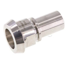 DIN 11851 Sanitary (Dairy) Fitting 44mm Cone x 1 inch (25 mm) Hose Pillar Stainless Steel Safety Collar