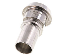 DIN 11851 Accesorio sanitario (lácteo) Cono de 44 mm x pilar de manguera de 25 mm (1 pulgada) Collarín de seguridad de acero inoxidable