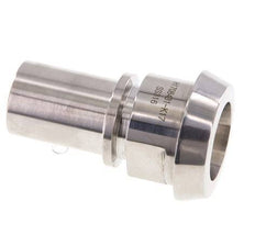 DIN 11851 Accesorio sanitario (lácteo) Cono de 44 mm x pilar de manguera de 25 mm (1 pulgada) Collarín de seguridad de acero inoxidable