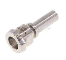 DIN 11851 Accesorio sanitario (lácteo) Cono de 28 mm x pilar de manguera de 13 mm (1/2 pulgada) Collarín de seguridad de acero inoxidable