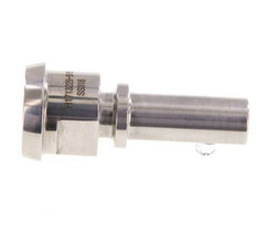 DIN 11851 Accesorio sanitario (lácteo) Cono de 28 mm x pilar de manguera de 13 mm (1/2 pulgada) Collarín de seguridad de acero inoxidable