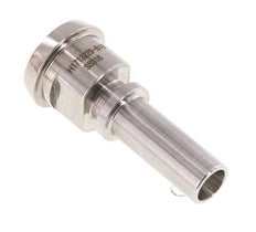 DIN 11851 Accesorio sanitario (lácteo) Cono de 28 mm x pilar de manguera de 13 mm (1/2 pulgada) Collarín de seguridad de acero inoxidable