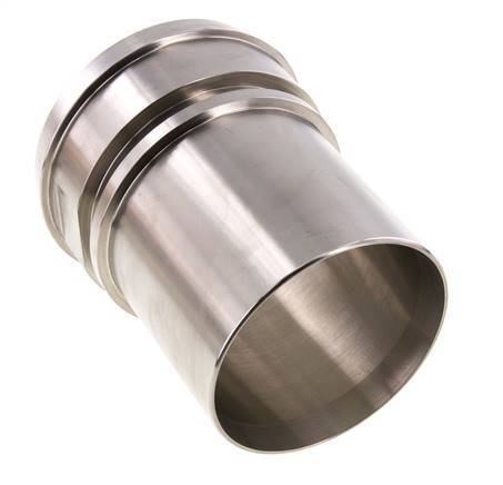 DIN 11851 Accesorio sanitario (lácteo) Cono de 120mm x 4 pulgadas (100 mm) Pilar de manguera Collarín de seguridad de acero inoxidable