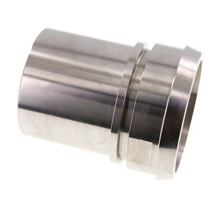 DIN 11851 Accesorio sanitario (lácteo) Cono de 120mm x 4 pulgadas (100 mm) Pilar de manguera Collarín de seguridad de acero inoxidable