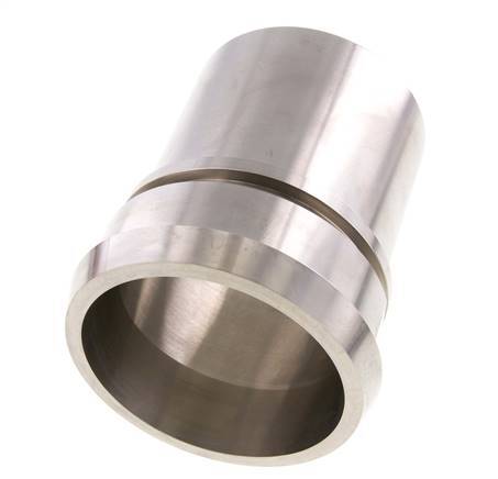 DIN 11851 Accesorio sanitario (lácteo) Cono de 120mm x 4 pulgadas (100 mm) Pilar de manguera Collarín de seguridad de acero inoxidable