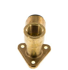 Wall-mounted Socket G1/2'' Female x 15 mm Push-in Brass 16bar (224.8psi)