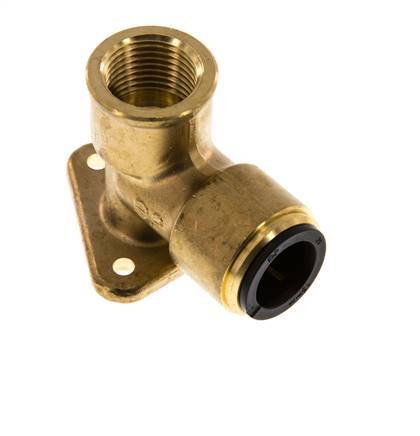 Enchufe de pared G1/2'' Hembra x 15 mm Push-in Latón 16bar (224.8psi)