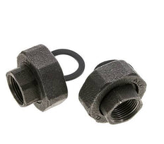 Racor de bomba Rp3/4'' x G 1 1/4 pulgadas Hierro fundido Junta plana NBR 20bar (281.0psi)