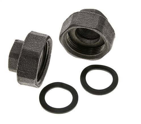 Pump Fitting Rp3/4'' x G 1 1/4 inch Cast Iron Flat Seal NBR 20bar (281.0psi)