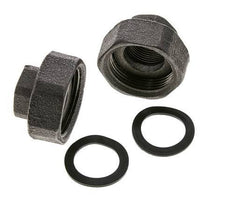 Racor de bomba Rp3/4'' x G 1 1/4 pulgadas Hierro fundido Junta plana NBR 20bar (281.0psi)
