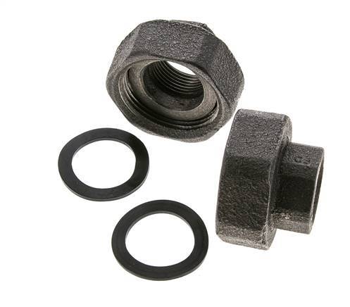 Racor de bomba Rp3/4'' x G 1 1/4 pulgadas Hierro fundido Junta plana NBR 20bar (281.0psi)