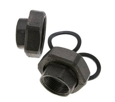 Racor de bomba Rp1 1/4'' x G 2 pulgadas hierro fundido junta plana NBR 20bar (281.0psi)