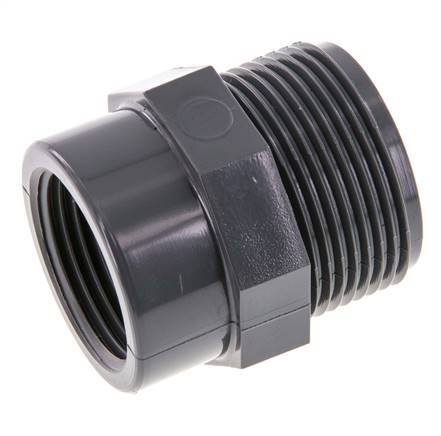 Reducing Ring Rp1'' Female x G1 1/4'' Male PVC-U 16bar (224.8psi) EN 1452-3 [2 Pieces]