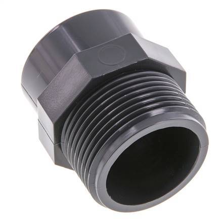 Reducing Ring Rp1'' Female x G1 1/4'' Male PVC-U 16bar (224.8psi) EN 1452-3 [2 Pieces]