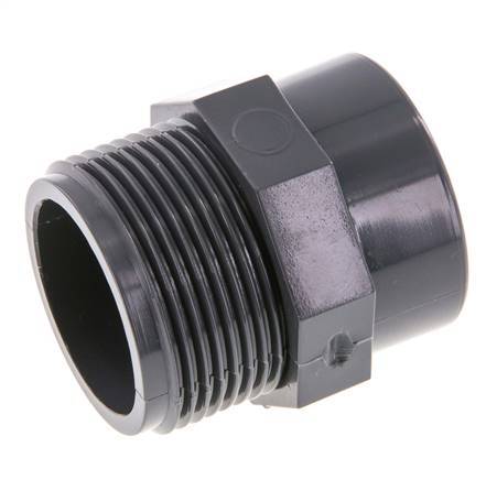 Reducing Ring Rp1'' Female x G1 1/4'' Male PVC-U 16bar (224.8psi) EN 1452-3 [2 Pieces]