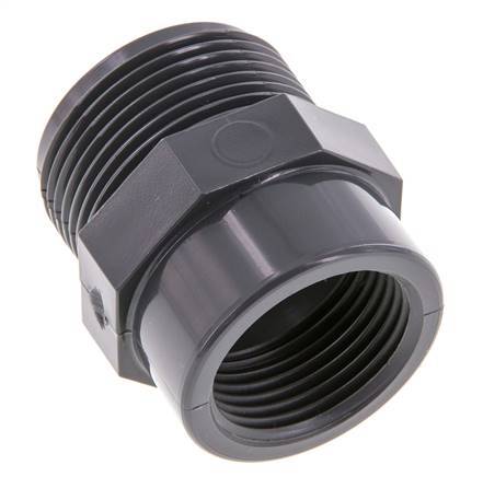 Reducing Ring Rp1'' Female x G1 1/4'' Male PVC-U 16bar (224.8psi) EN 1452-3 [2 Pieces]