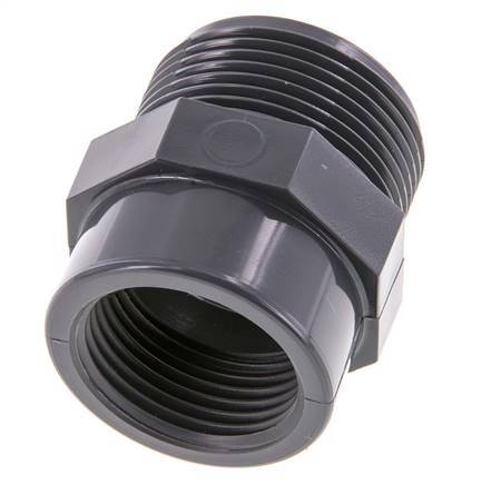 Reducing Ring Rp1'' Female x G1 1/4'' Male PVC-U 16bar (224.8psi) EN 1452-3 [2 Pieces]