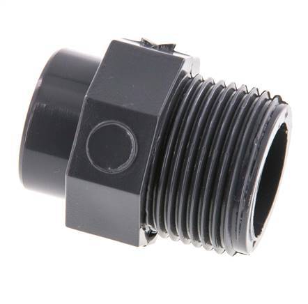 Reducing Ring Rp3/8'' Female x G3/4'' Male PVC-U 16bar (224.8psi) EN 1452-3 [5 Pieces]