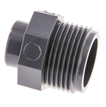 Reducing Ring Rp3/8'' Female x G1'' Male PVC-U 16bar (224.8psi) EN 1452-3 [5 Pieces]
