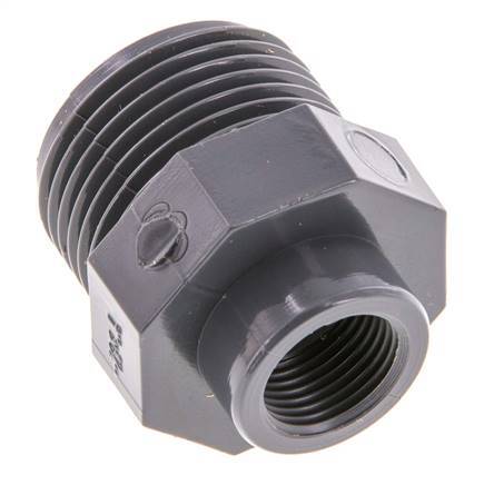 Reducing Ring Rp3/8'' Female x G1'' Male PVC-U 16bar (224.8psi) EN 1452-3 [5 Pieces]