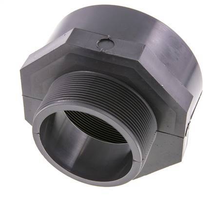Adaptador reductor G3'' Macho x Rp4'' Hembra PVC-U 16bar (224.8psi) EN 1452-3