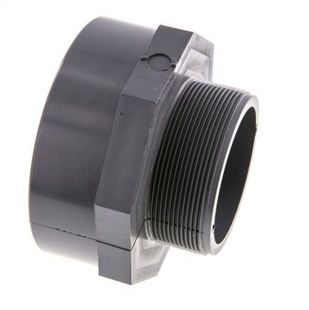 Adaptador reductor G3'' Macho x Rp4'' Hembra PVC-U 16bar (224.8psi) EN 1452-3