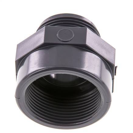 Reducing Adapter G1 1/4'' Male x Rp1 1/2'' Female PVC-U 16bar (224.8psi) EN 1452-3 [2 Pieces]