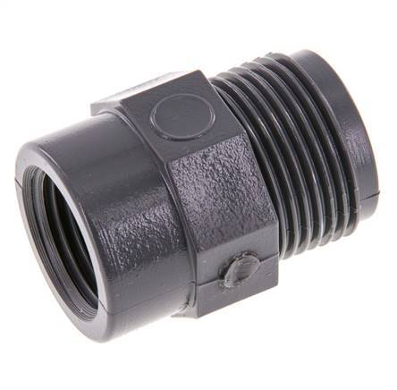 Reducing Ring Rp1/2'' Female x G3/4'' Male PVC-U 16bar (224.8psi) EN 1452-3 [5 Pieces]