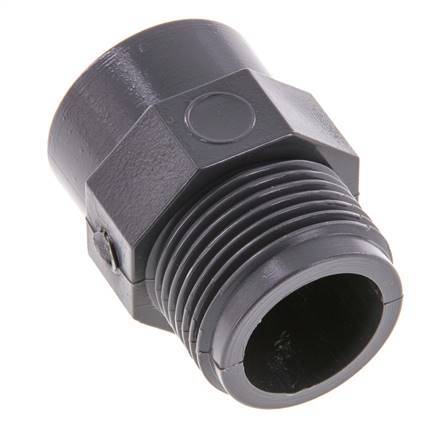 Reducing Ring Rp1/2'' Female x G3/4'' Male PVC-U 16bar (224.8psi) EN 1452-3 [5 Pieces]