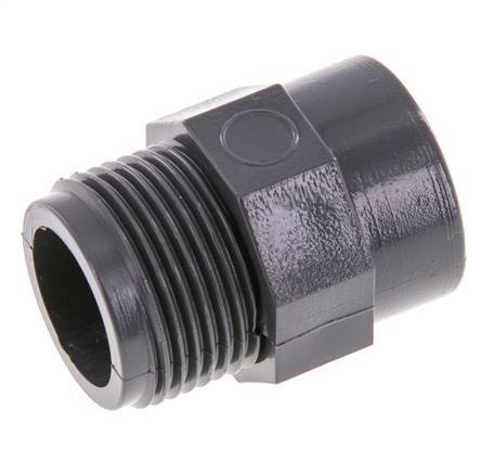 Reducing Ring Rp1/2'' Female x G3/4'' Male PVC-U 16bar (224.8psi) EN 1452-3 [5 Pieces]