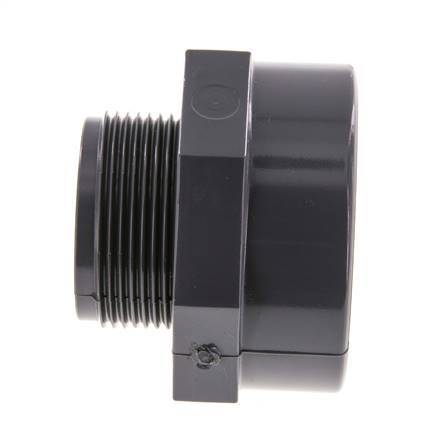 Reducing Adapter G1 1/2'' Male x Rp2'' Female PVC-U 16bar (224.8psi) EN 1452-3 [2 Pieces]