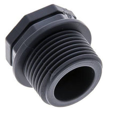 Anillo Reductor G1/2'' Hembra x G1'' Macho Polipropileno (pp) 10bar (140.5psi) FDA 36mm Hex. [2 Piezas]