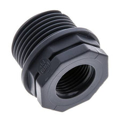 Anillo Reductor G1/2'' Hembra x G1'' Macho Polipropileno (pp) 10bar (140.5psi) FDA 36mm Hex. [2 Piezas]