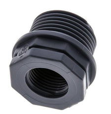 Anillo Reductor G1/2'' Hembra x G1'' Macho Polipropileno (pp) 10bar (140.5psi) FDA 36mm Hex. [2 Piezas]