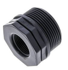 Anillo reductor G3/4'' Hembra x G1 1/2'' Macho Polipropileno (pp) 10bar (140.5psi) FDA 50mm Hex.