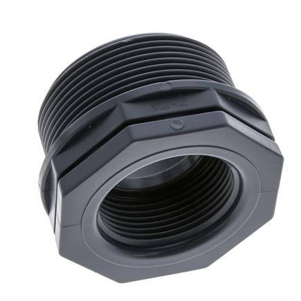 Anillo Reductor G1 1/4'' Hembra x G2'' Macho Polipropileno (pp) 10bar (140.5psi) FDA 65mm Hex.