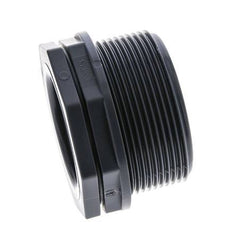 Anillo Reductor G1 1/4'' Hembra x G2'' Macho Polipropileno (pp) 10bar (140.5psi) FDA 65mm Hex.