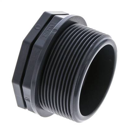 Anillo Reductor G1 1/4'' Hembra x G2'' Macho Polipropileno (pp) 10bar (140.5psi) FDA 65mm Hex.