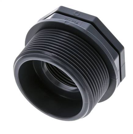 Anillo Reductor G1 1/4'' Hembra x G2'' Macho Polipropileno (pp) 10bar (140.5psi) FDA 65mm Hex.