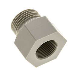 Anillo reductor G3/4'' Hembra x G1'' Macho Polipropileno (pp) 10bar (140.5psi) FDA 43mm Hex.