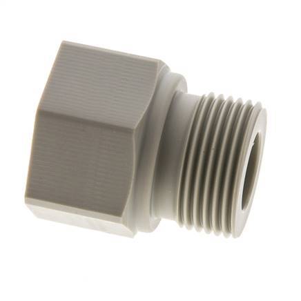 Anillo Reductor G1/2'' Hembra x G3/4'' Macho Polipropileno (pp) 10bar (140.5psi) FDA 32mm Hex.