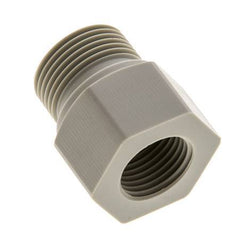 Anillo Reductor G1/2'' Hembra x G3/4'' Macho Polipropileno (pp) 10bar (140.5psi) FDA 32mm Hex.