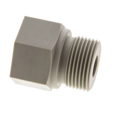 Anillo reductor G3/8'' hembra x G3/4'' Macho Polipropileno (pp) 10bar (140.5psi) FDA 32mm Hex.