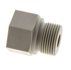 Anillo reductor G3/8'' hembra x G3/4'' Macho Polipropileno (pp) 10bar (140.5psi) FDA 32mm Hex.
