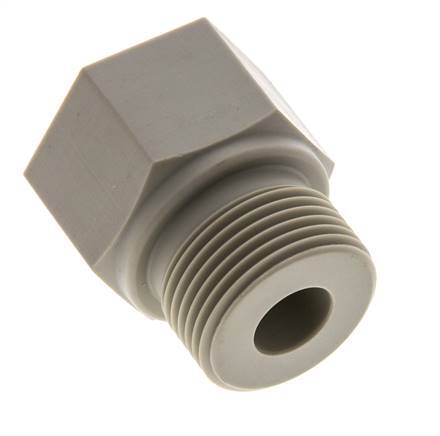 Anillo reductor G3/8'' hembra x G3/4'' Macho Polipropileno (pp) 10bar (140.5psi) FDA 32mm Hex.